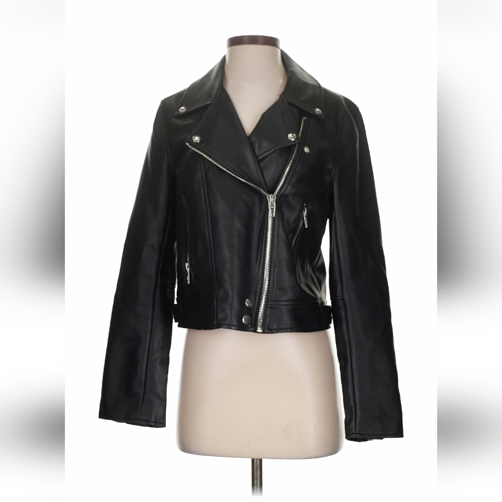 FP Movement by Free People Black Leather Jacket